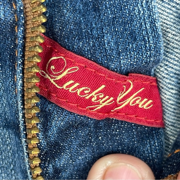 Vintage Y2K 90s Lucky 🍀 Brand Zoe Bermuda Size 10W 30 - Picture 4 of 12